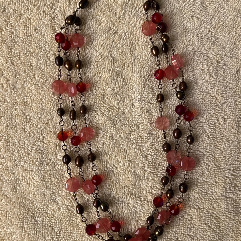 Cute 3 strand necklace